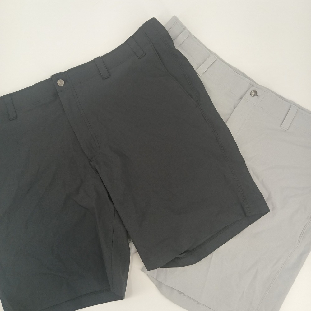 Callaway Mens Golf Shorts Lot of 2 Grey Black Performance Stretch Size